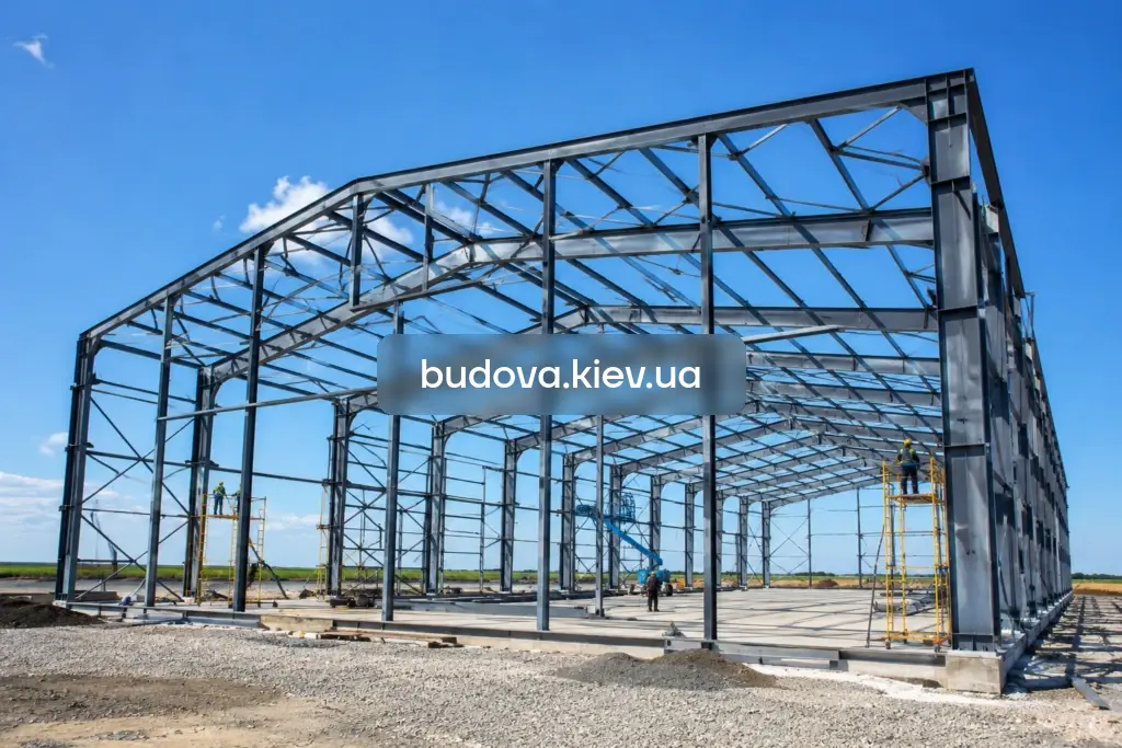 Будівництво ангарів і складів у Києві