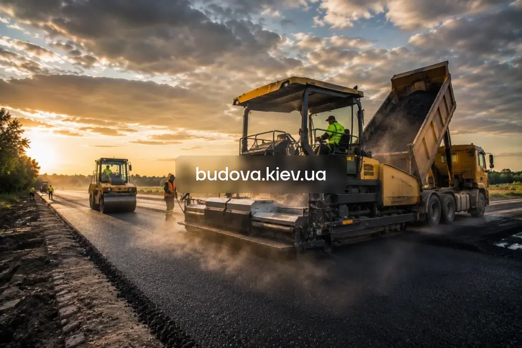 Асфальтування доріг у Києві