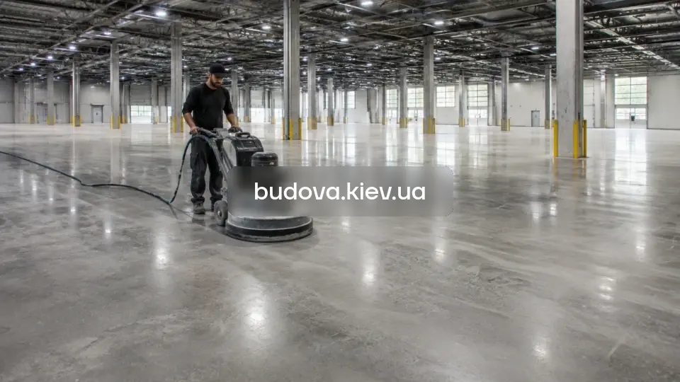 промислова бетонна підлога у Бучанському районі