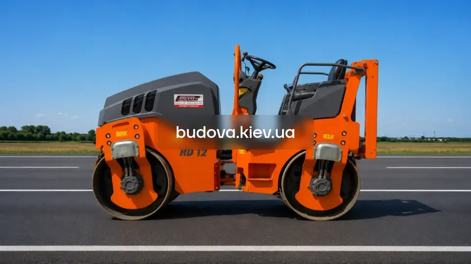 Орендувати каток HAMM HD 012 K у Бучанському районі