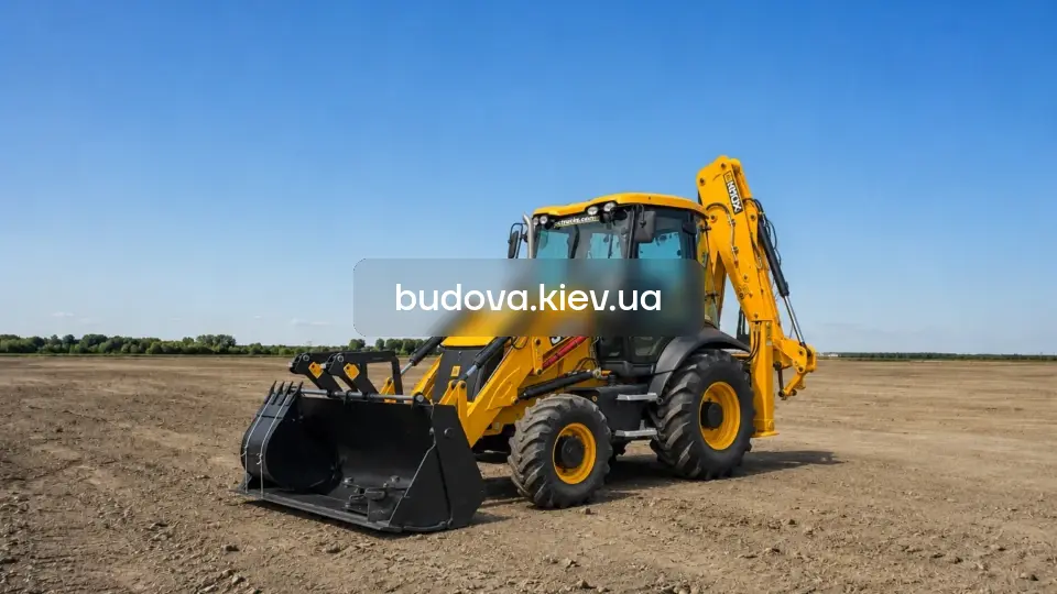 Аренда экскаватора JCB 3CX в Киеве и Киевской области — экскаватор-погрузчик для земляных работ