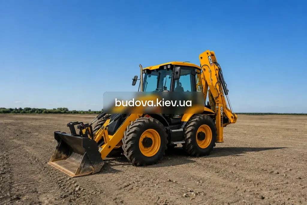 Оренда екскаватора JCB 4CX у Києві та Київській області — потужний екскаватор-навантажувач
