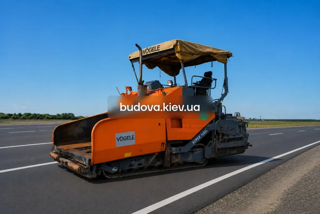 Оренда асфальтоукладальника VÖGELE SUPER 1600-1