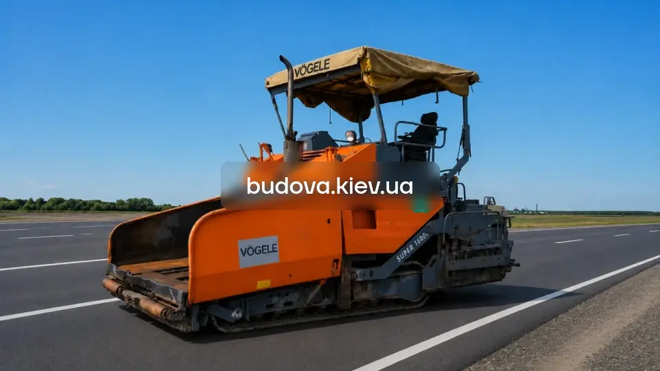 Оренда асфальтоукладчика VÖGELE SUPER 1600-1 у Києві та Київській області