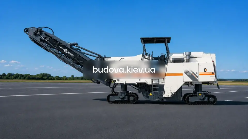 Оренда дорожньої фрези Wirtgen W2000 у Київській області — велика фреза шириною 2 метри