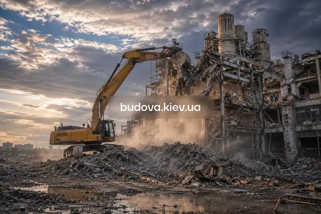Промисловий демонтаж у Києві