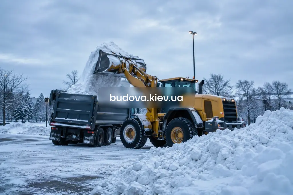 Прибирання та вивіз снігу у Києві