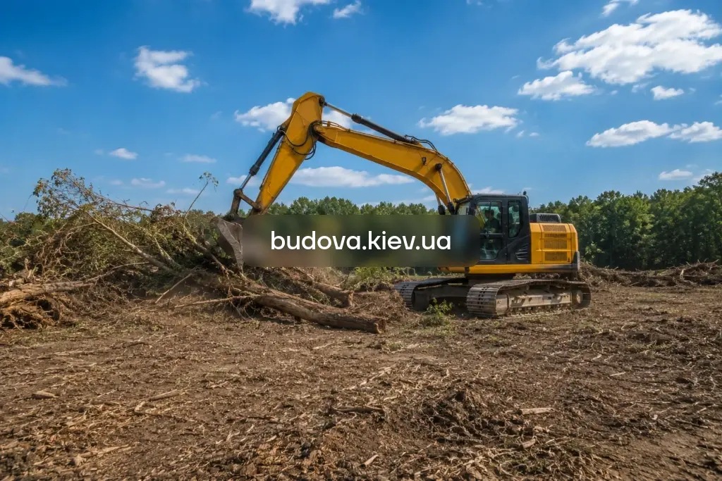 Розчистка ділянок у Києві
