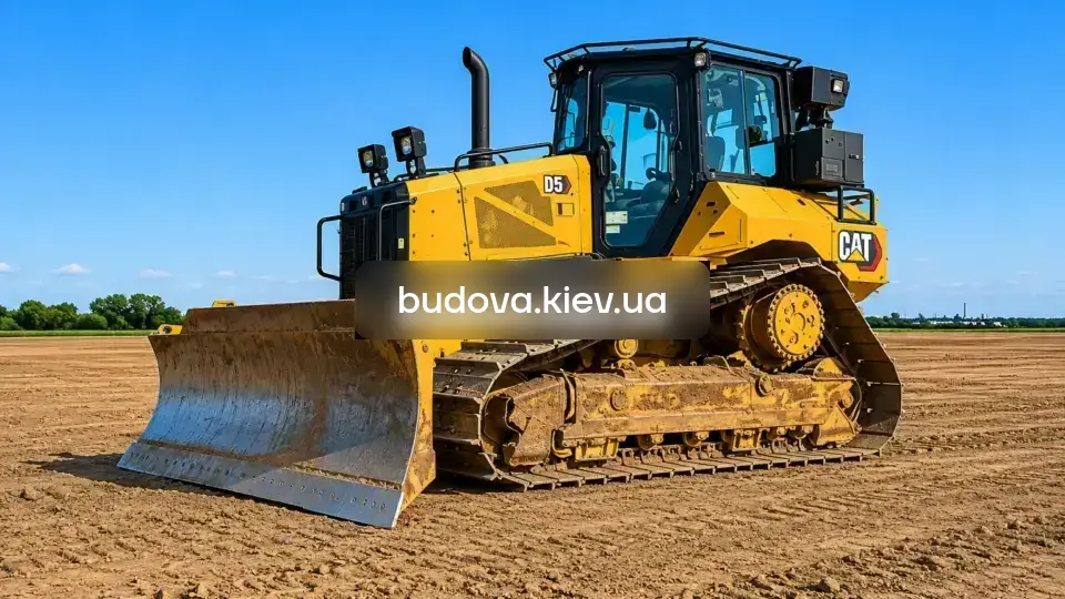 Орендувати бульdozer CAT D5 у Бучанському районі