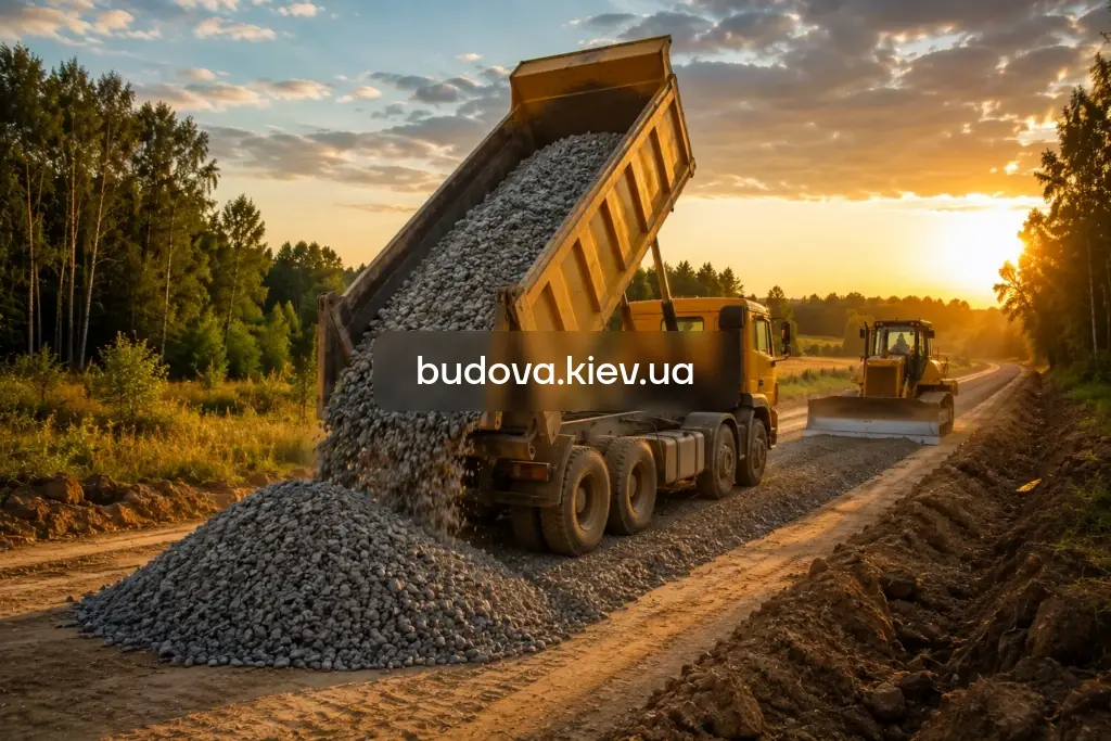 Відсипка доріг у Києві
