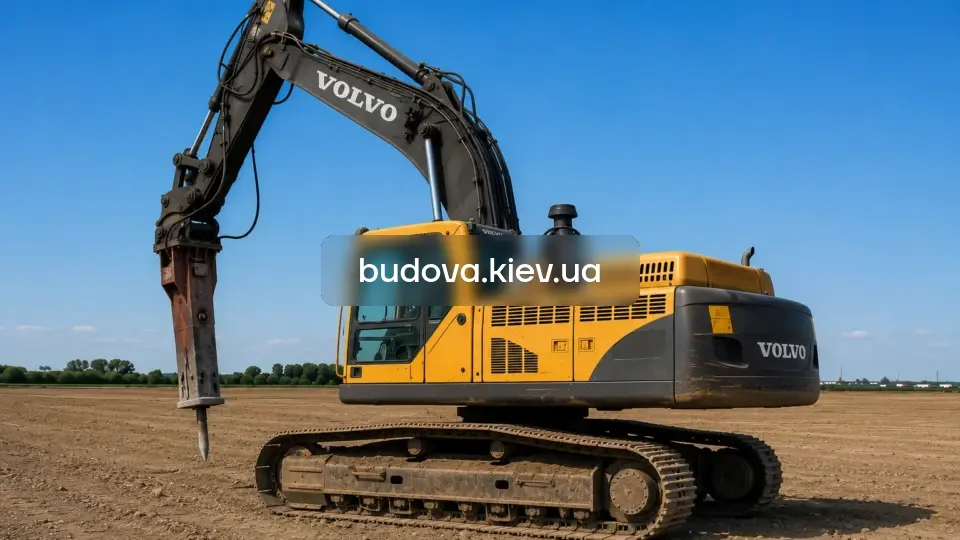 Оренда VOLVO EC360 + MTB 285 у Бучанському районі
