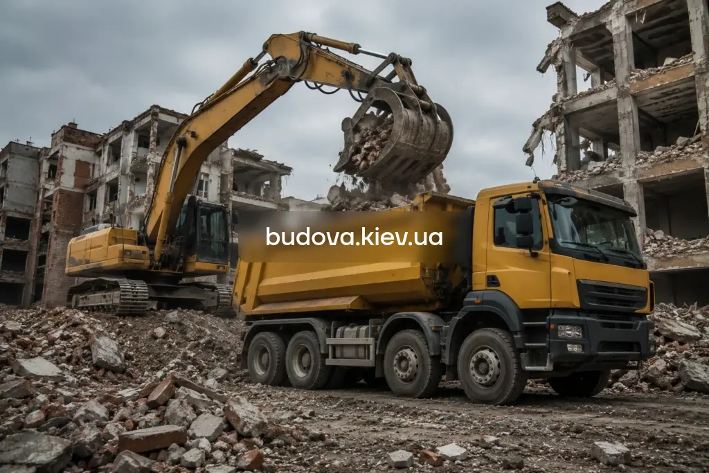 Вивіз будівельного сміття - ціна у Бучанському районі