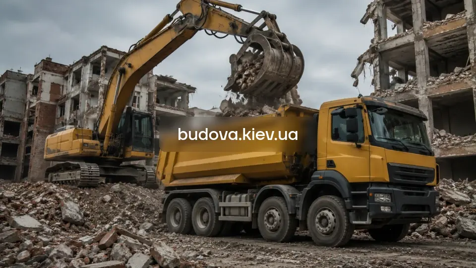 вивіз будівельного сміття у Бучанському районі