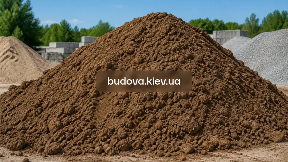 Суглинок у Києві та Київській області — купити з доставкою для будівництва та підсипки