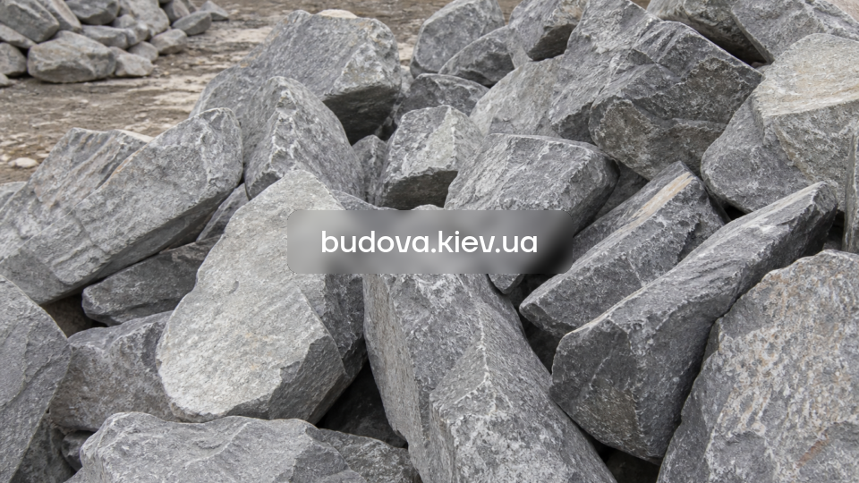 бутовий камінь у Бучанському районі