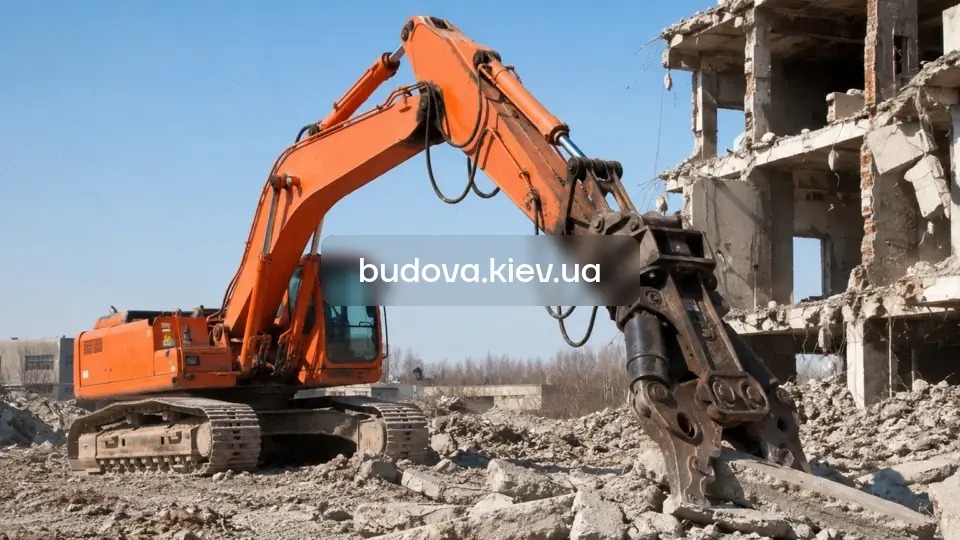 Оренда гідроножиць у Києві та Київській області — гідравлічні ножиці для демонтажу конструкцій