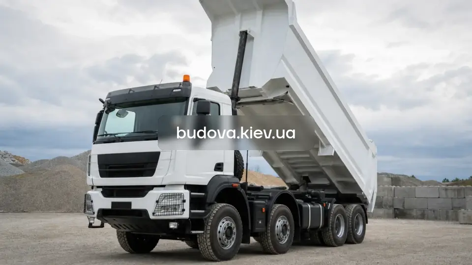 Оренда самоскида 25т у Києві та Київській області — важкий самоскид для перевезення щебеню та ґрунту