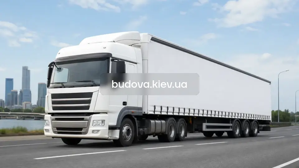 Вантажні перевезення до 22 тонн у Київській області — фура напівпричіп для великих вантажів