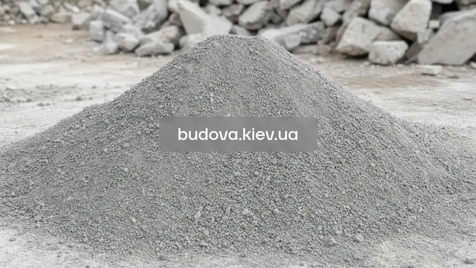 Отсев из дроблённого бетона в Бучанском районе — купить с доставкой для подсыпки и выравнивания