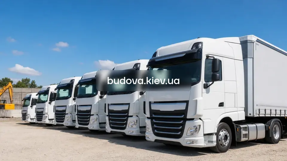 Вантажні перевезення у Києві та Київській області — власний автопарк вантажівок